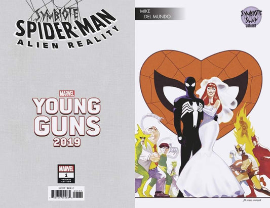 SYMBIOTE SPIDER-MAN ALIEN REALITY #1 (OF 5) DEL MUNDO YOUNG GUNS VARIANT 2019
