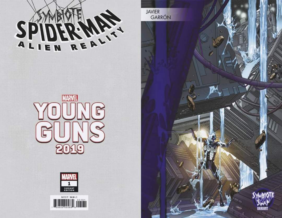 SYMBIOTE SPIDER-MAN ALIEN REALITY #1 (OF 5) GARRON YOUNG GUNS VARIANT 2019 Spider-Man MARVEL COMICS   