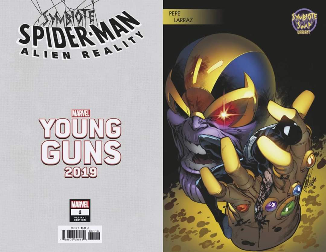 SYMBIOTE SPIDER-MAN ALIEN REALITY #1 (OF 5) LARRAZ YOUNG GUNS VARIANT 2019 Spider-Man MARVEL COMICS   