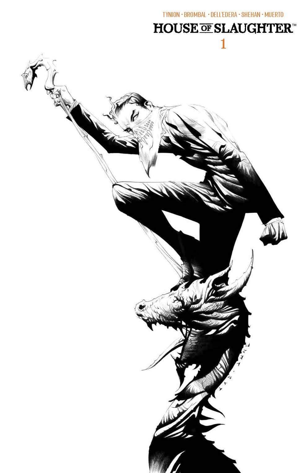 LCSD 2021 HOUSE OF SLAUGHTER #1 2ND PRINT B&W JAE LEE VARIANT 2021 House of Slaughter BOOM! STUDIOS   