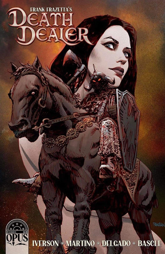 FRANK FRAZETTA DEATH DEALER #1 1:10 PANOSIAN VARIANT 2022 comic book OPUS COMICS   