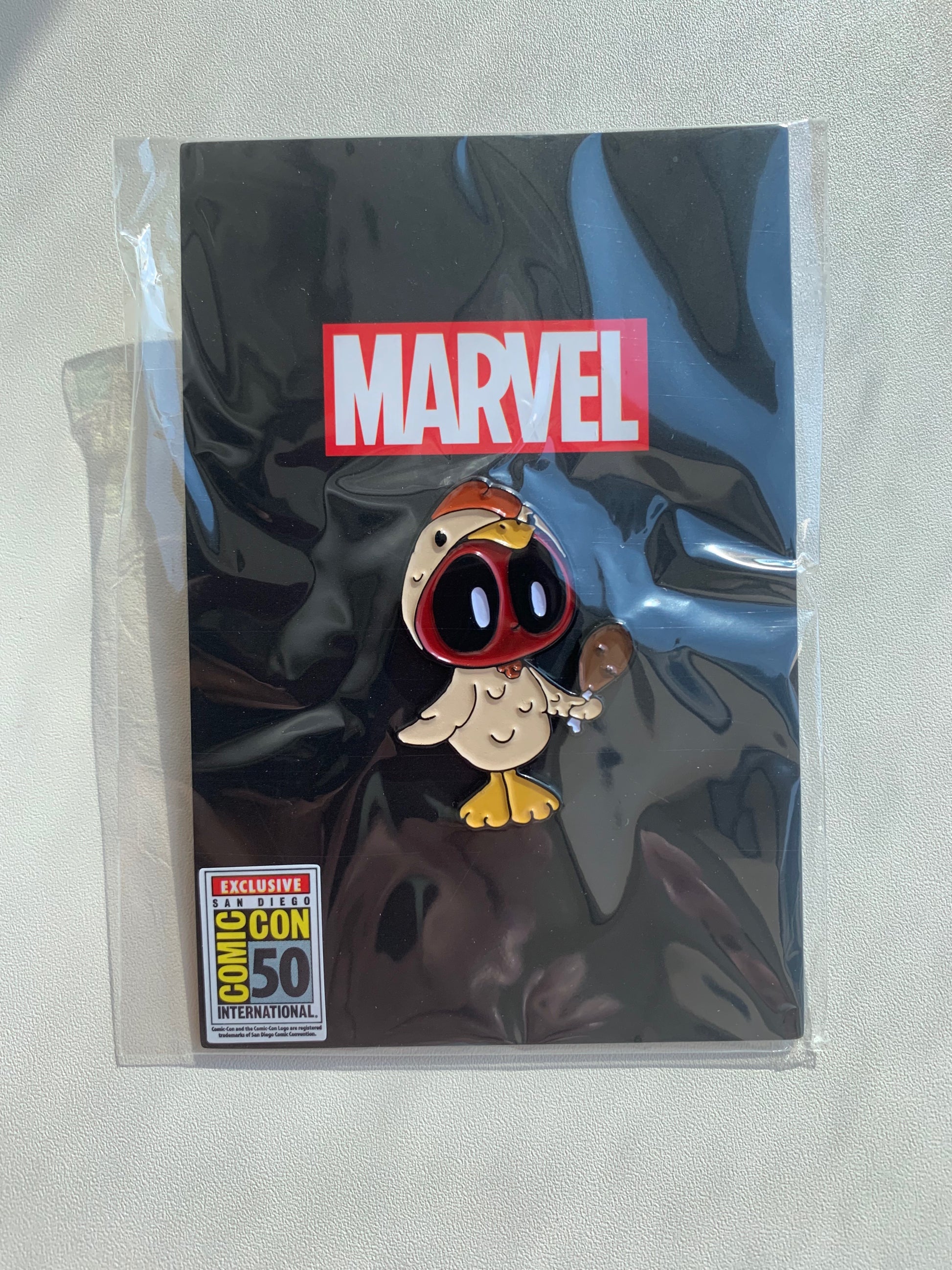 Deadpool Chibi Wearing Chicken Suit Enamel Pin SDCC Exclusive 2019 PIN MARVEL COMICS   