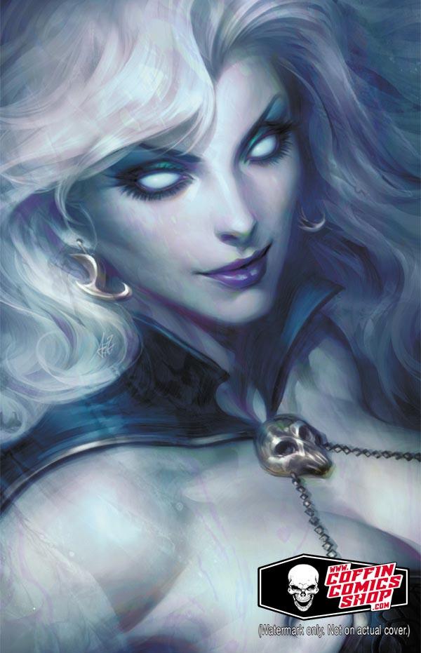 LADY DEATH MALEVOLENT DECIMATION #1 ARTGERM VIRGIN EXCLUSIVE VARIANT 2020 Lady Death COFFIN COMICS   