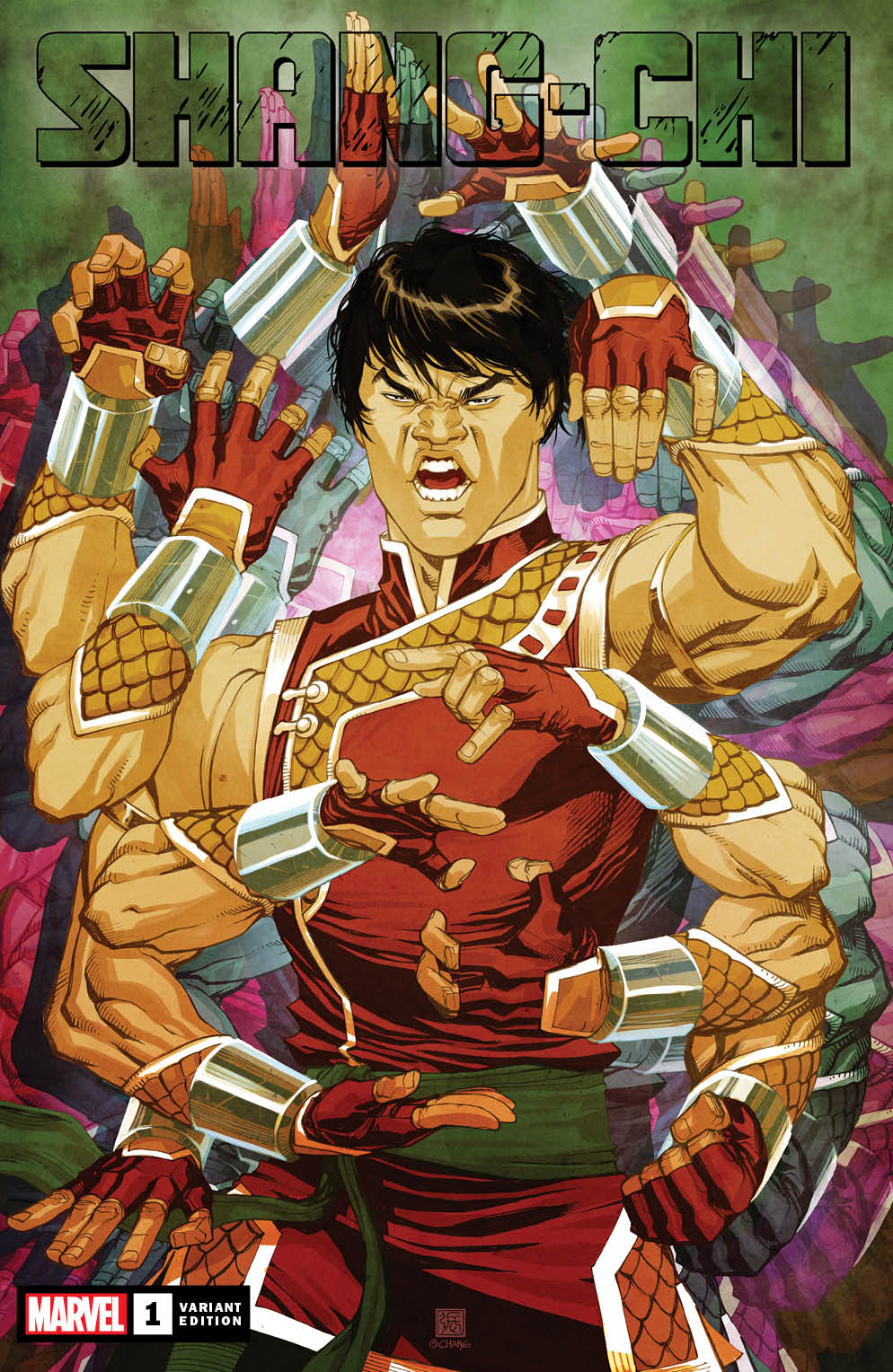 SHANG-CHI #1 BERNARD CHANG SSCO VARIANT 2020 (1ST APP FIVE WEAPONS SOCIETY) Shang-Chi MARVEL COMICS   