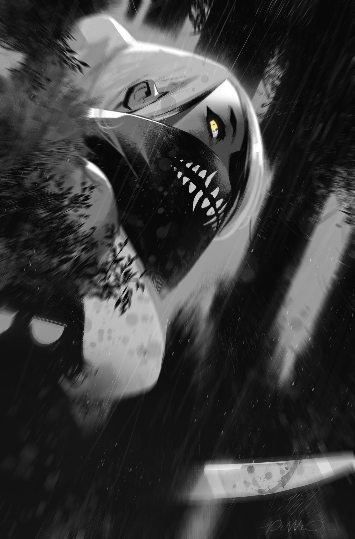 SOMETHING IS KILLING CHILDREN #10 SSCO VIRGIN B&W SPOT COLOR SSCO DI MEO VARIANT 2020 Something is Killing the Children BOOM! STUDIOS   