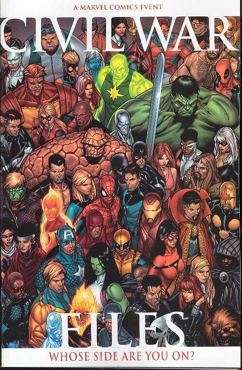 CIVIL WAR FILES 2006 comic book MARVEL COMICS   