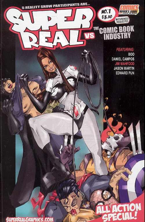 SUPER REAL VS COMIC BOOK INDUSTRY SPECIAL #1  (1ST APP VAMPBLADE) 2007 Vampblade SUPER REAL GRAPHICS   