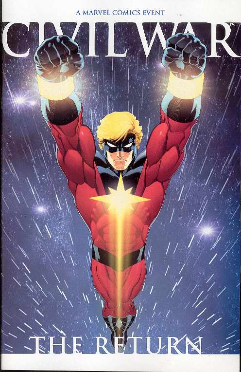 CIVIL WAR THE RETURN MCGUINNESS VARIANT 2007 comic book MARVEL COMICS   