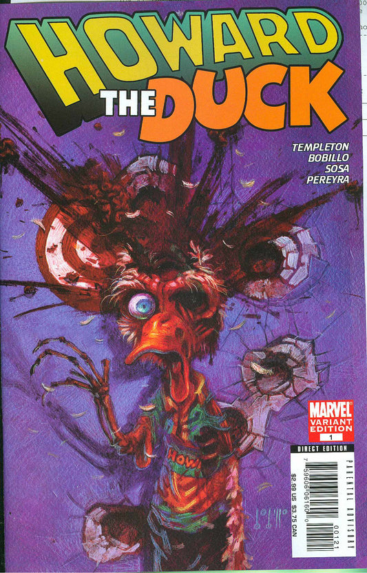 HOWARD THE DUCK #1 ZOMBIE VARIANT 2007  MARVEL COMICS   