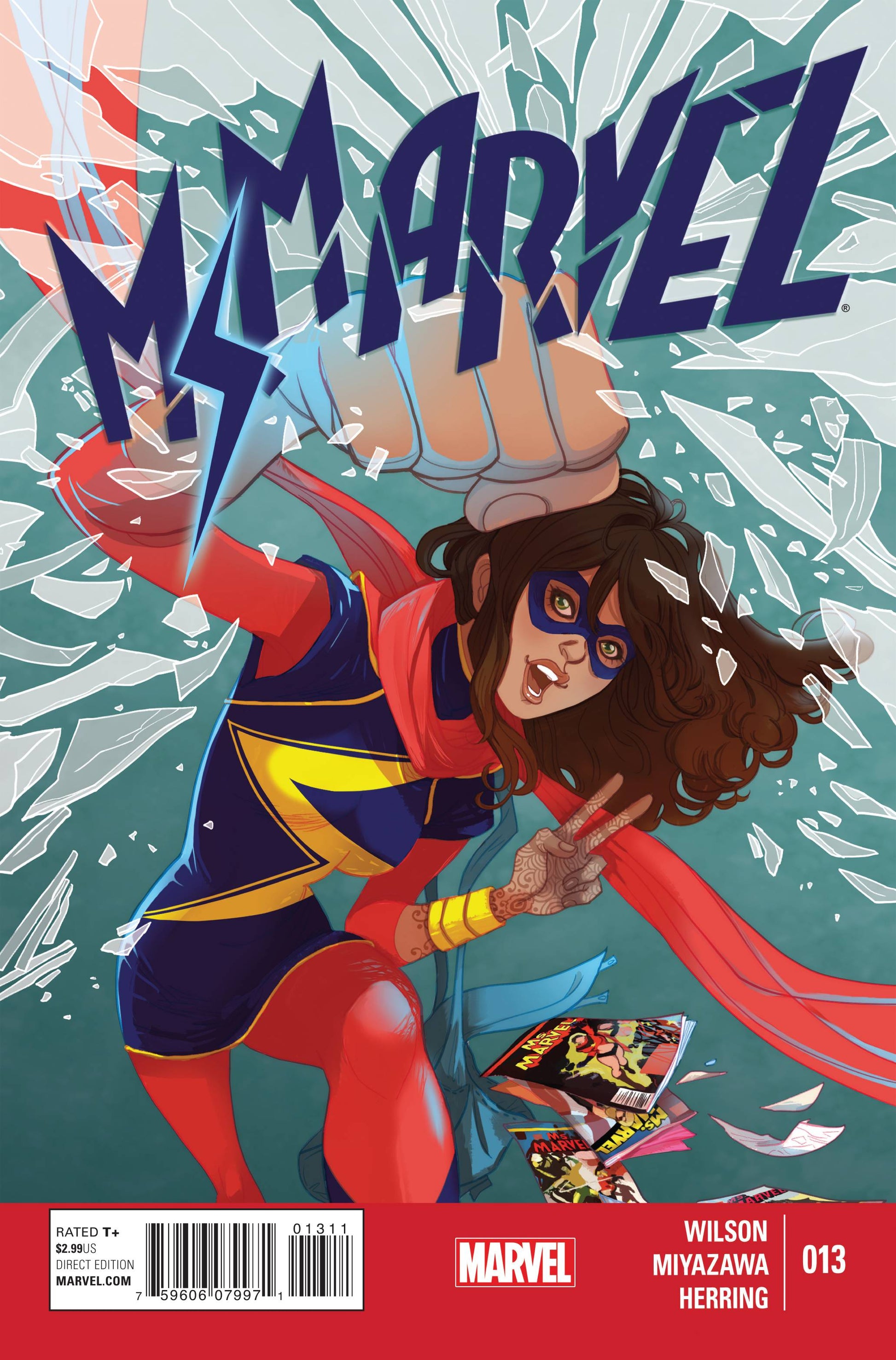 MS MARVEL #13 2015 (1ST APP KAMRAN)  MARVEL COMICS   