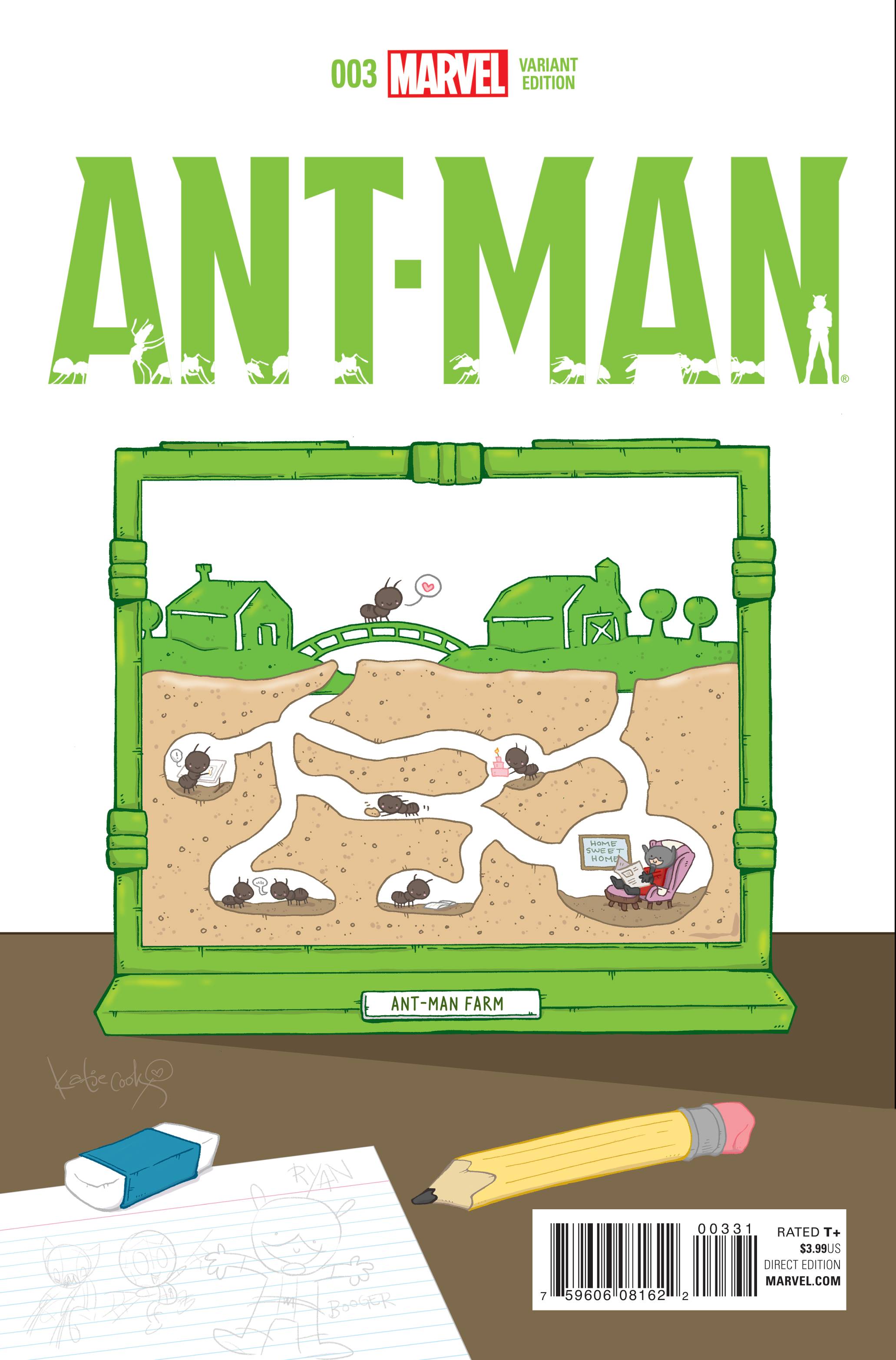 ANT-MAN #3 WOMEN OF MARVEL COOK VARIANT 2015 – Sanctum Sanctorum Comics ...