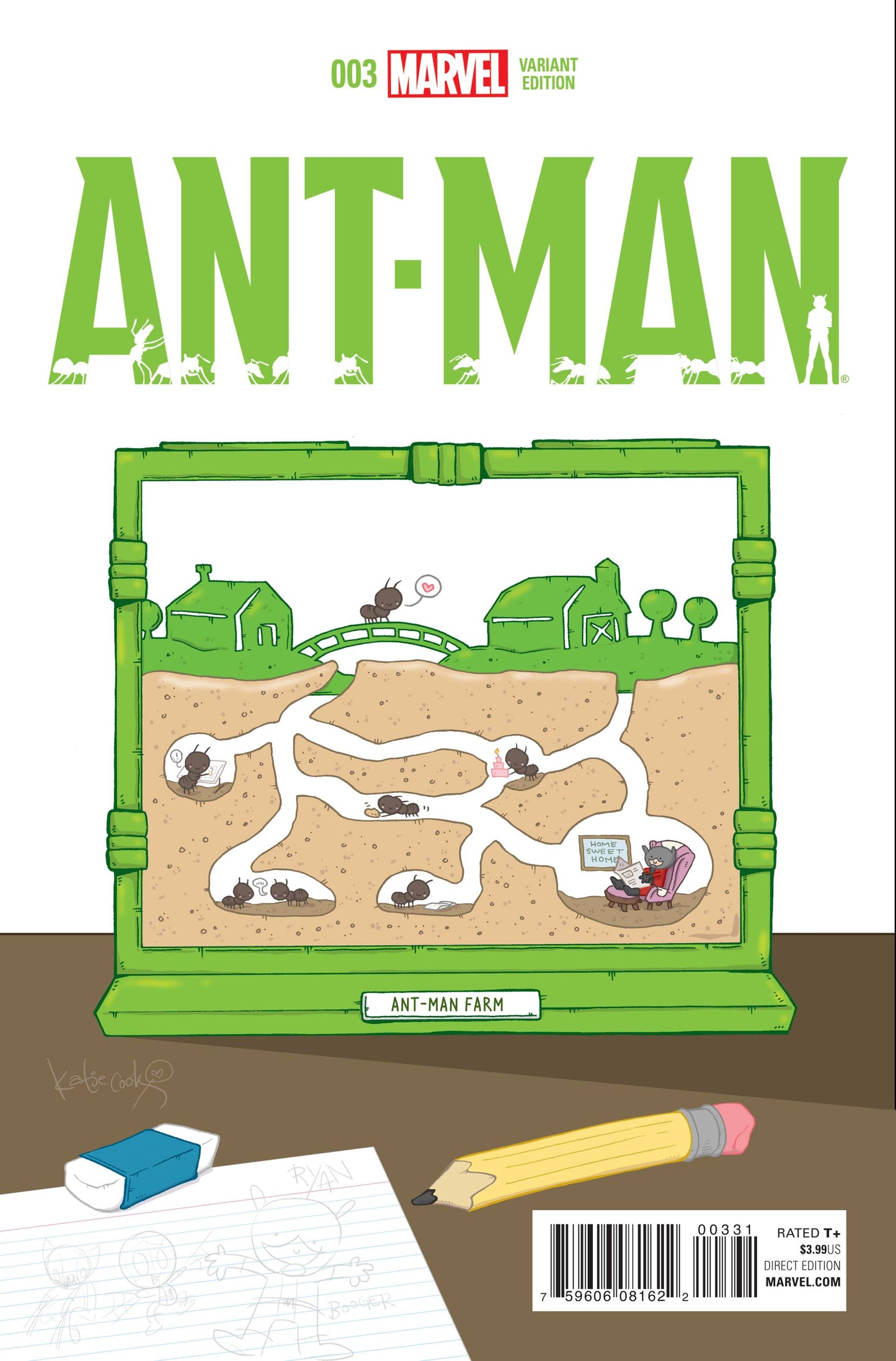 ANT-MAN #3 WOMEN OF MARVEL COOK VARIANT 2015