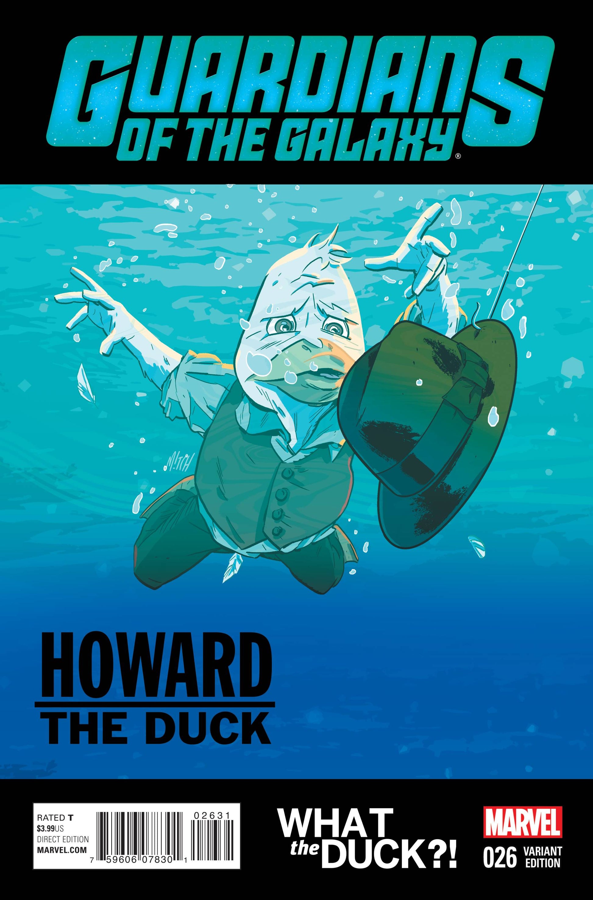 GUARDIANS OF GALAXY #26 GERADS HOMAGE VARIANT 2015 comic books MARVEL COMICS   