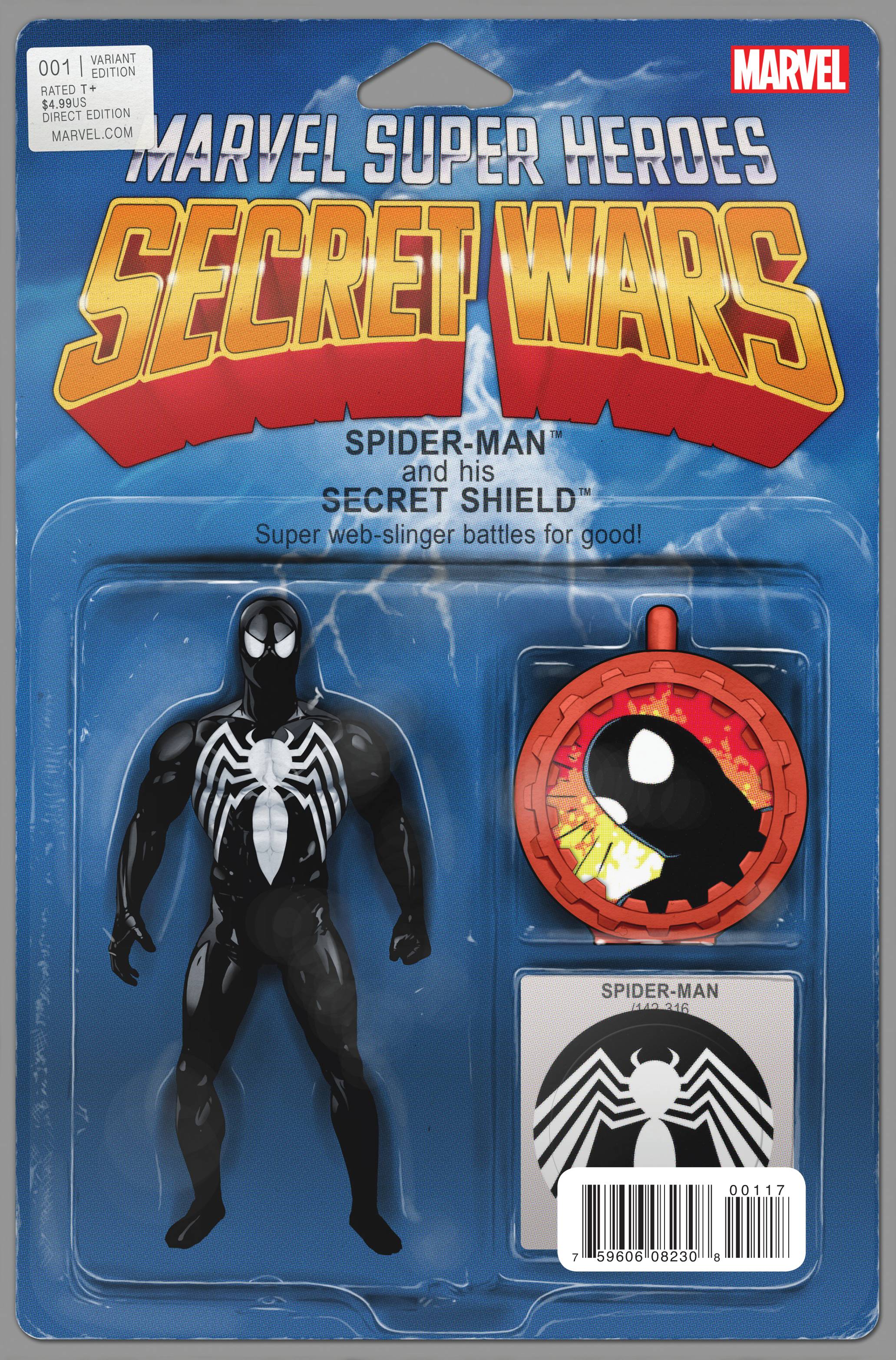 SECRET WARS #1 (OF 9) CHRISTOPHER BLACK SUIT SPIDER-MAN ACTION
