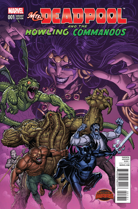 MRS DEADPOOL AND HOWLING COMMANDOS #1 TEAM 1:25 VARIANT 2015