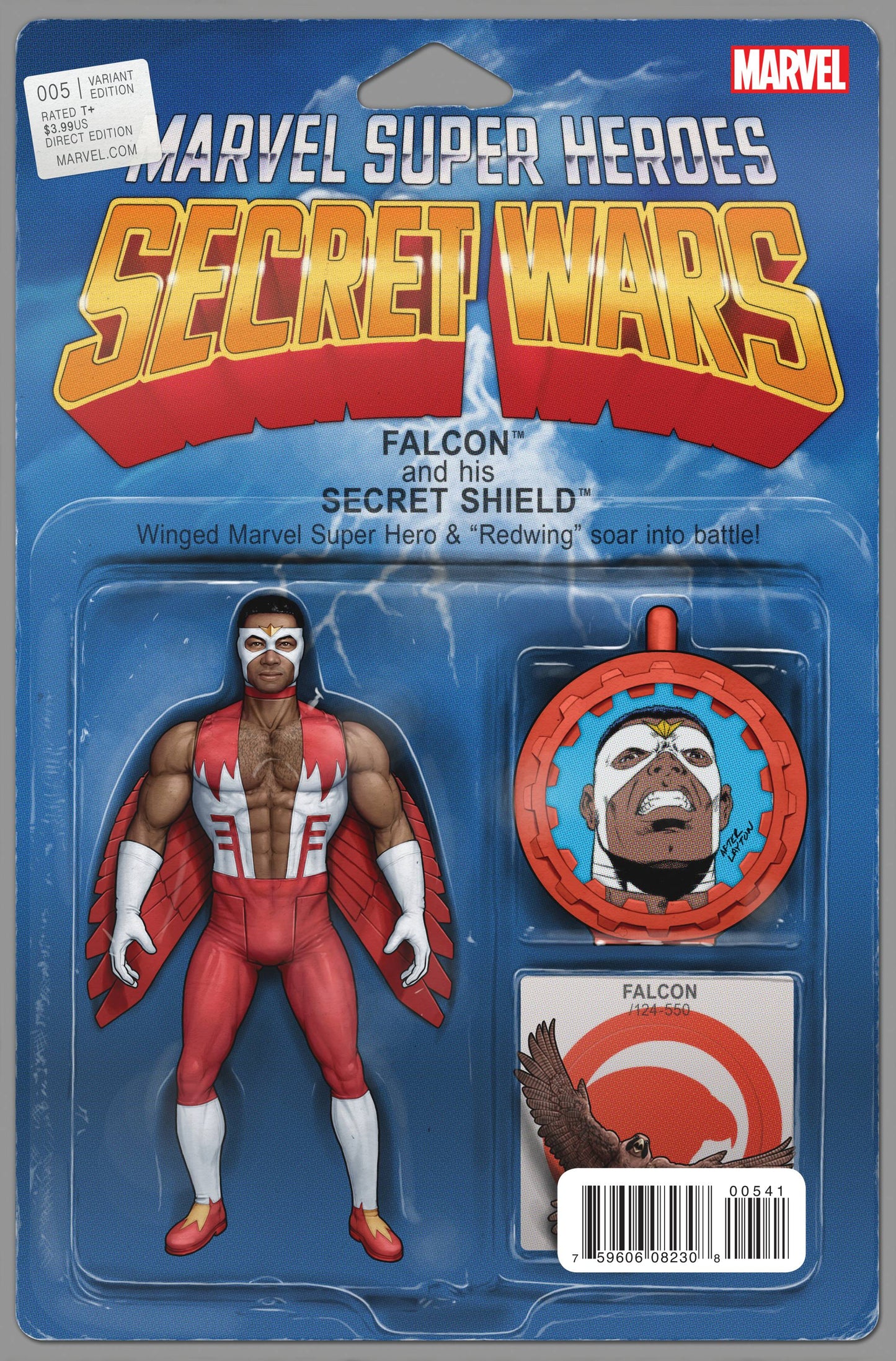 SECRET WARS #5 (OF 9) CHRISTOPHER ACTION FIGURE VARIANT 2015