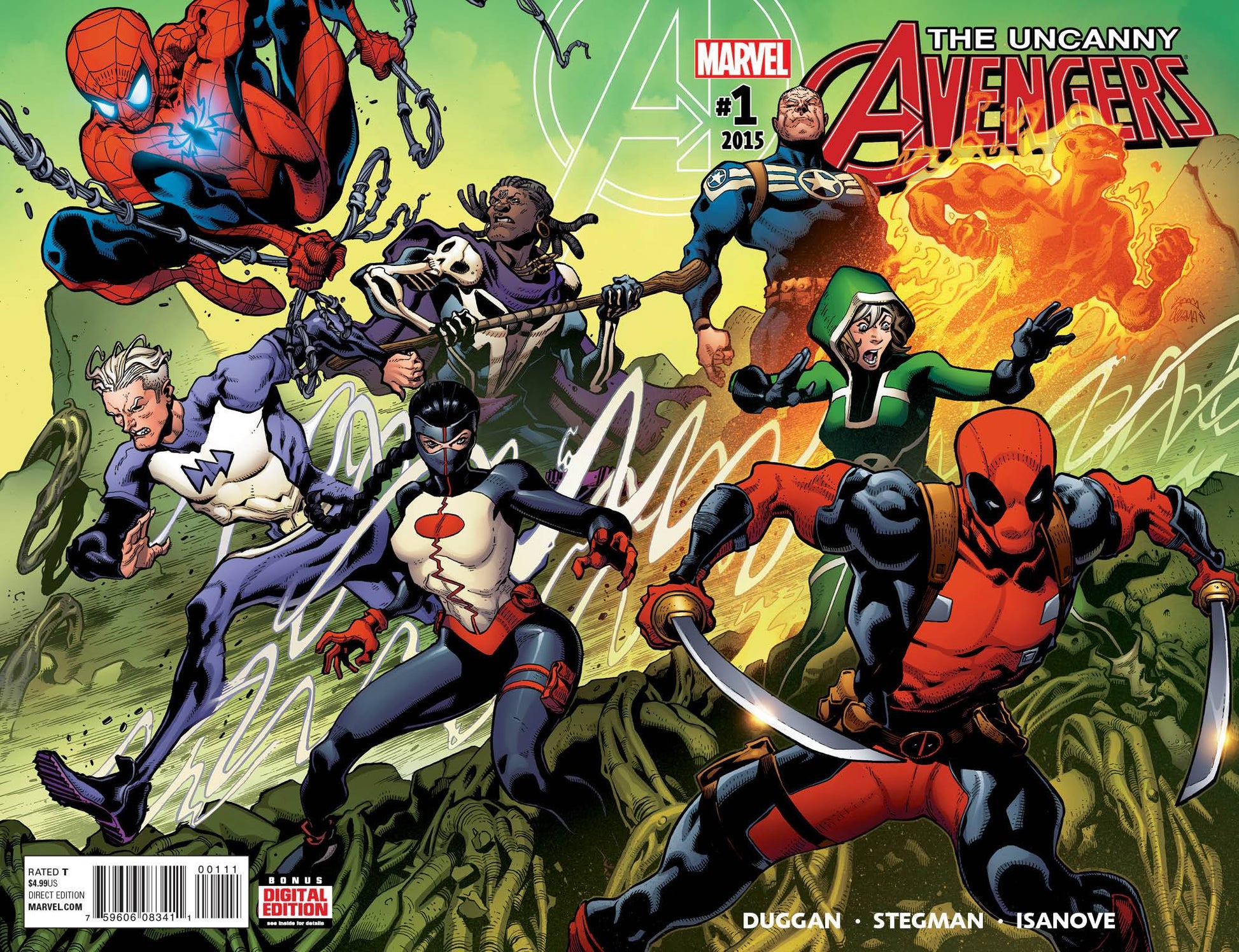 UNCANNY AVENGERS #1 2015 comic book MARVEL COMICS   