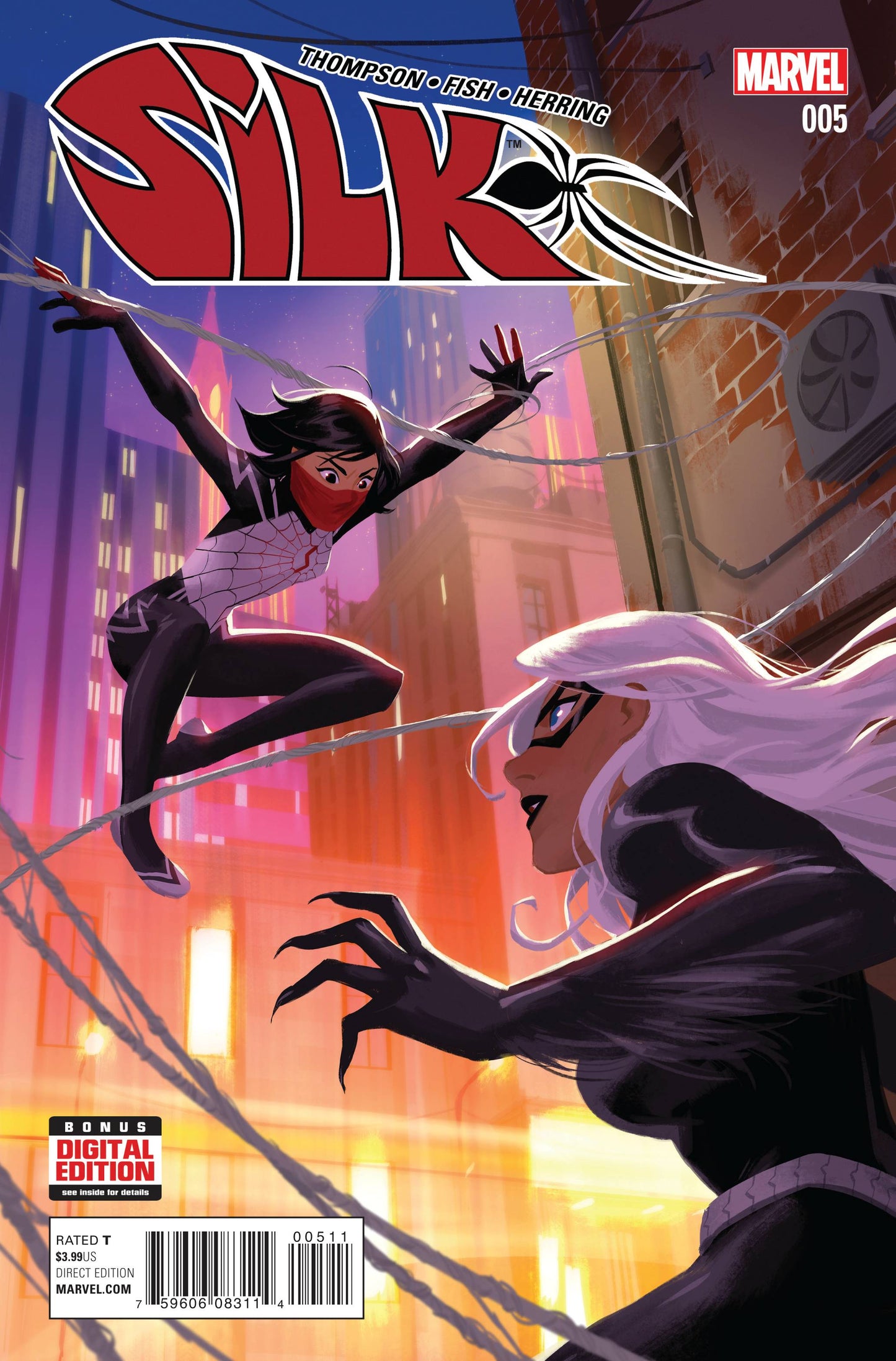 SILK #5 2016 Silk MARVEL COMICS   