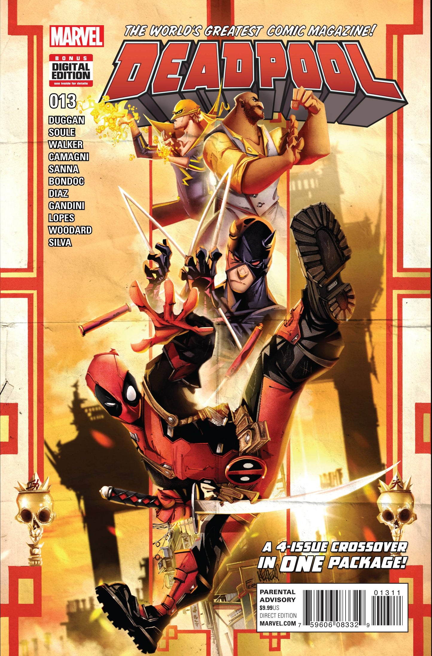 DEADPOOL #13 2016 Deadpool MARVEL COMICS   