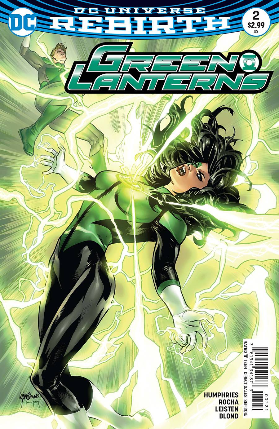 GREEN LANTERNS #2 LUPACCHINO VARIANT REBIRTH 2016 Green Lantern DC COMICS   