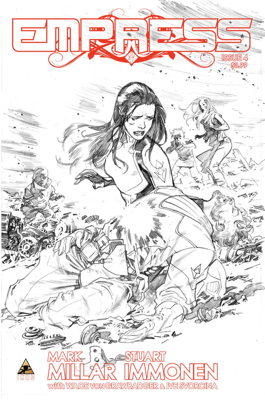 EMPRESS #4 (OF 7) IMMONEN SKETCH 1:200 VARIANT 2016 comic book MARVEL COMICS   