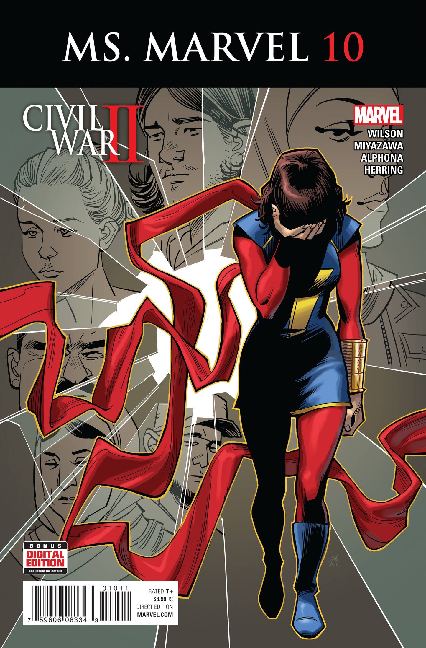 MS MARVEL #10 2016  MARVEL COMICS   