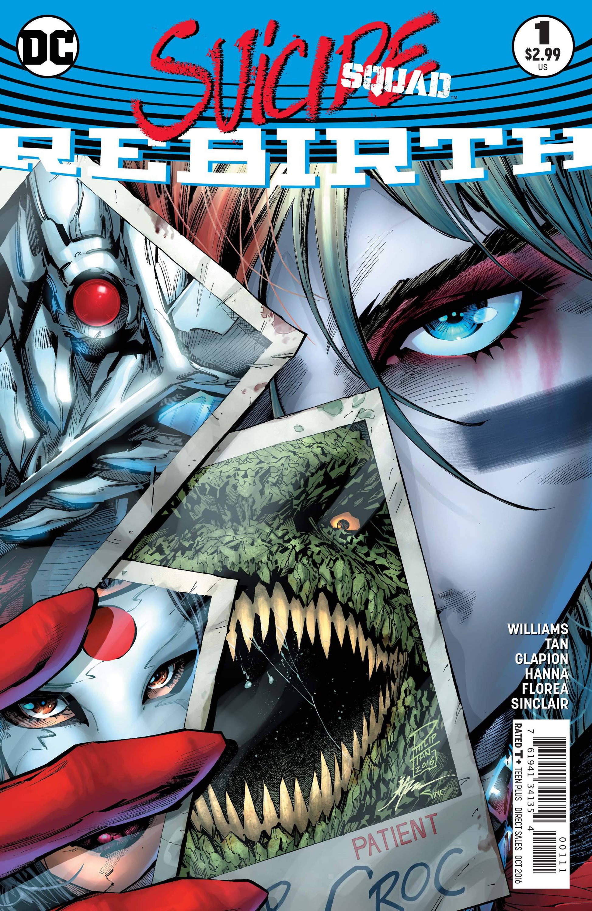 SUICIDE SQUAD #1 REBIRTH 2016 Suicide Squad DC COMICS   