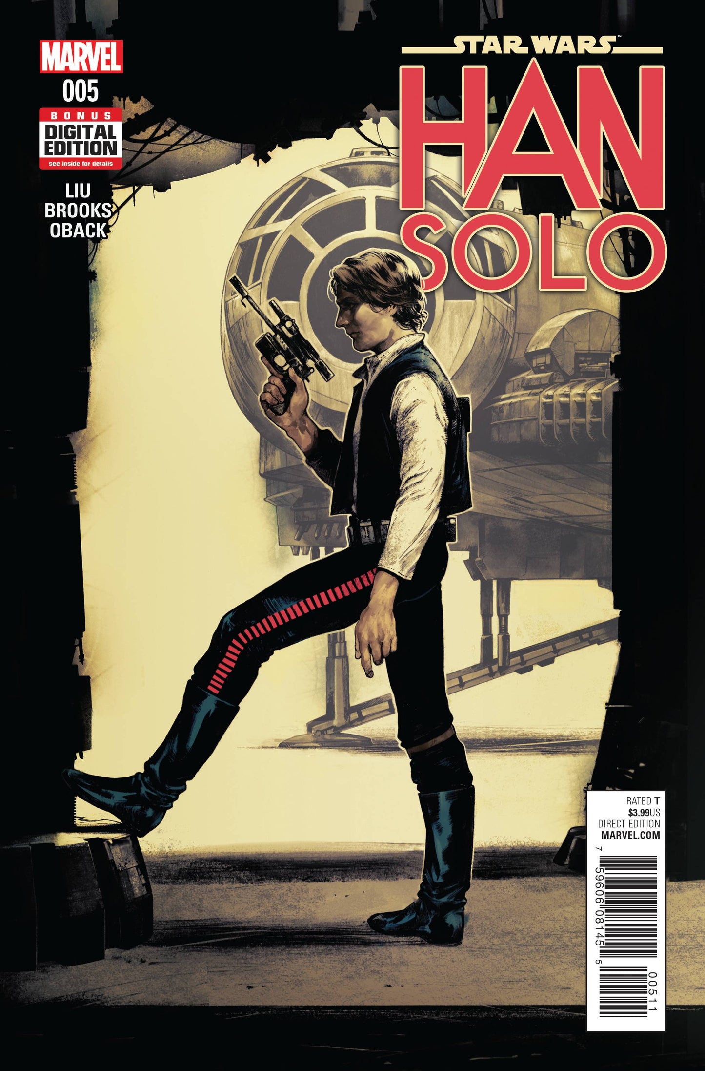 STAR WARS HAN SOLO #5 (OF 5) 2016 Star Wars Han Solo MARVEL PRH   