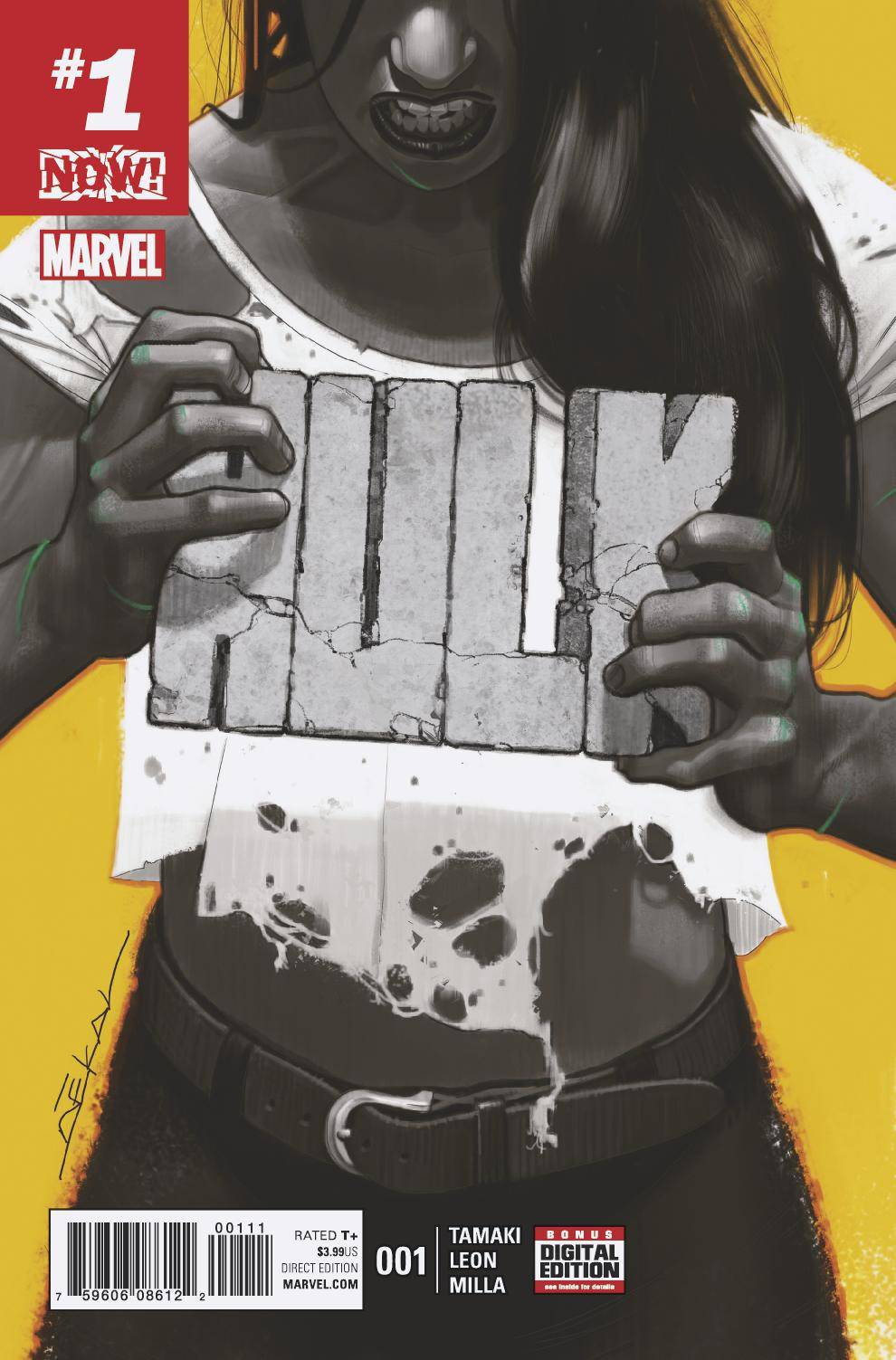 HULK #1 NOW (SHE-HULK) 2016 Hulk MARVEL COMICS   