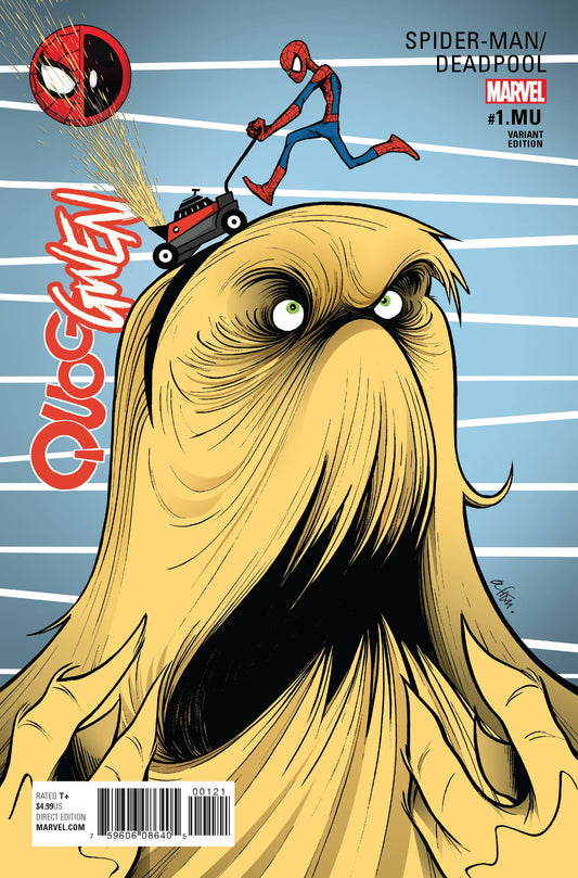 SPIDER-MAN DEADPOOL #1.MU GWENSTER UNLEASHED VARIANT 2017 Spider-Gwen MARVEL COMICS   