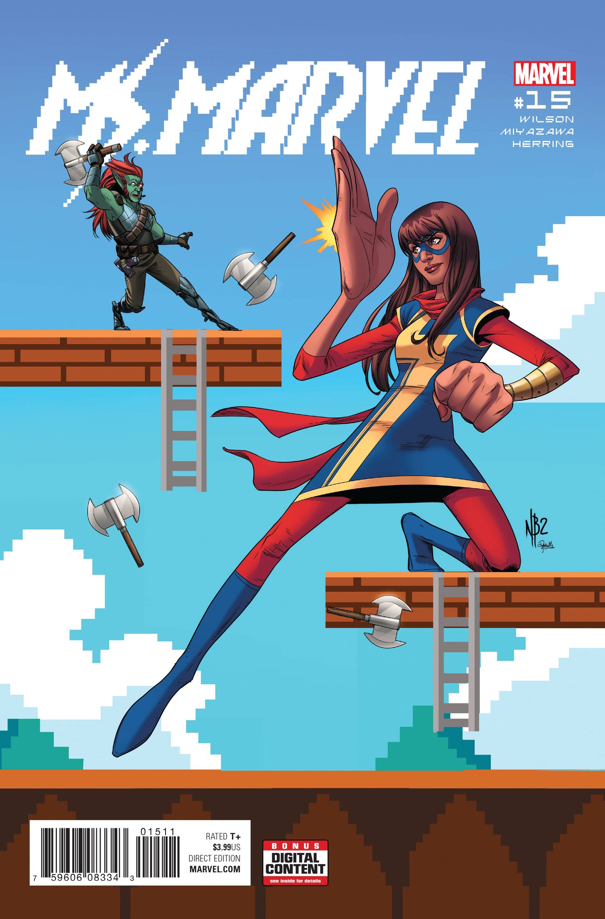MS MARVEL #15 2017  MARVEL COMICS   