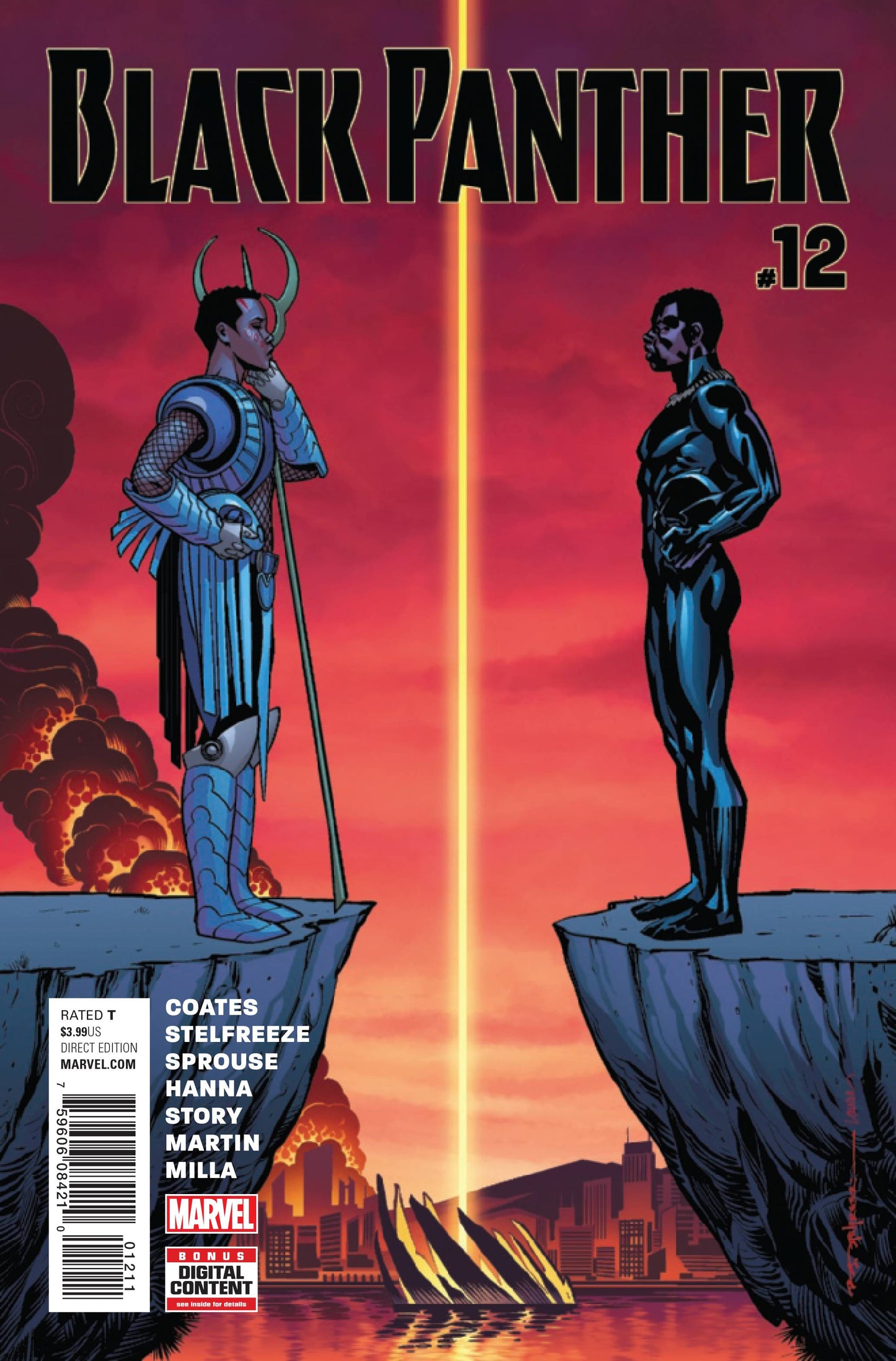 BLACK PANTHER #12 2017 comic books MARVEL COMICS   