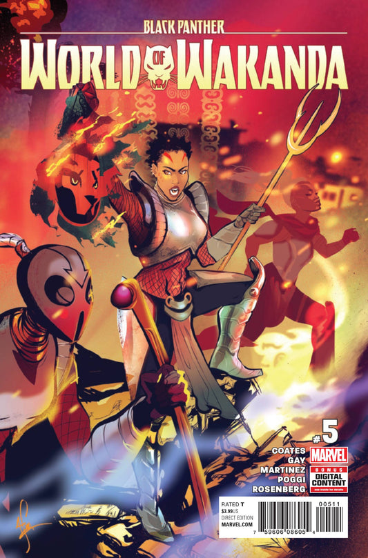 BLACK PANTHER WORLD OF WAKANDA #5 2017 comic books MARVEL COMICS   