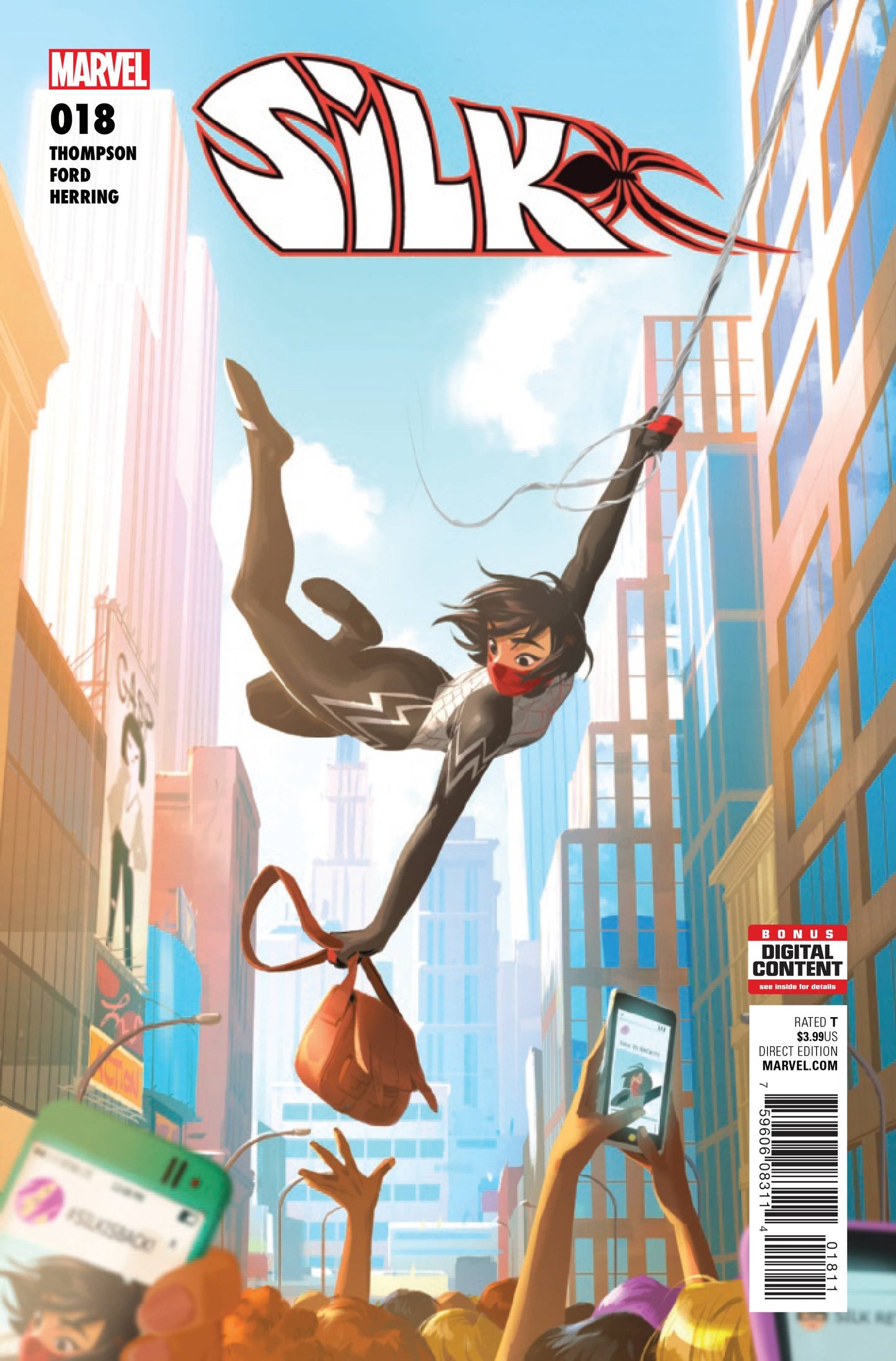 SILK #18 2017 Silk MARVEL COMICS   