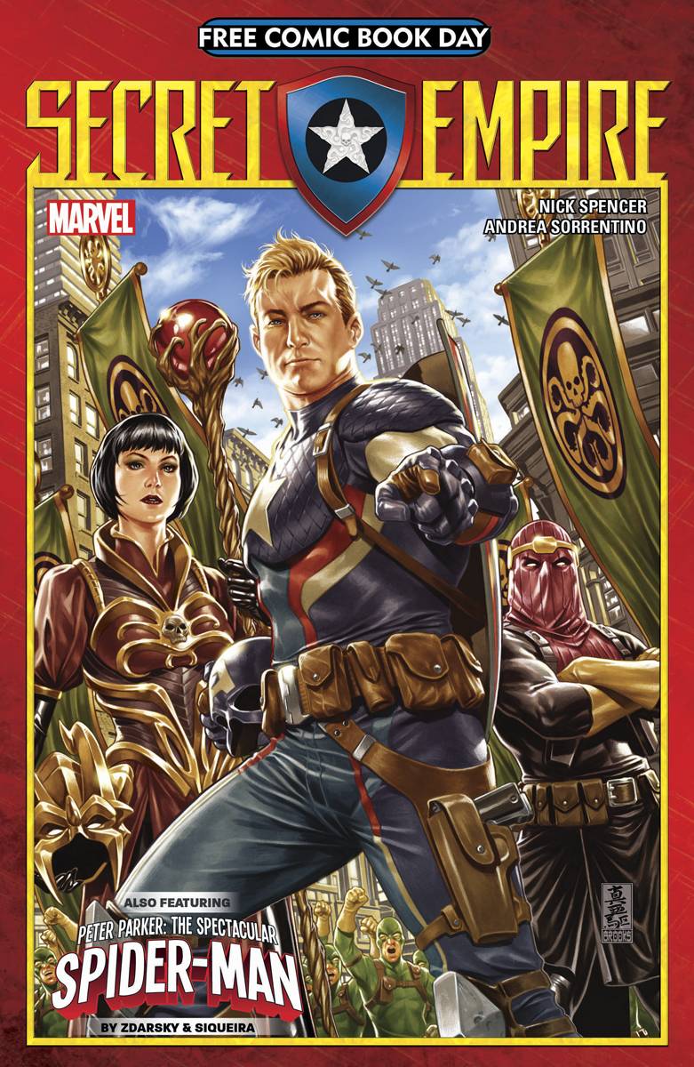 SECRET EMPIRE #1 UNSTAMPED FCBD 2017 comic book MARVEL COMICS   