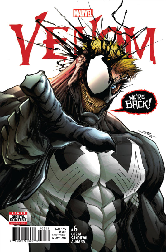 VENOM #6 2017 Venom MARVEL COMICS   