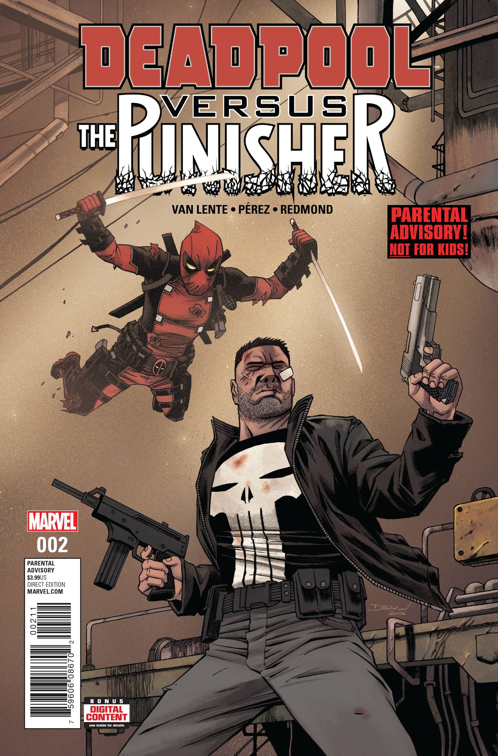 DEADPOOL VS PUNISHER #2 (OF 5) 2017 Deadpool MARVEL COMICS   