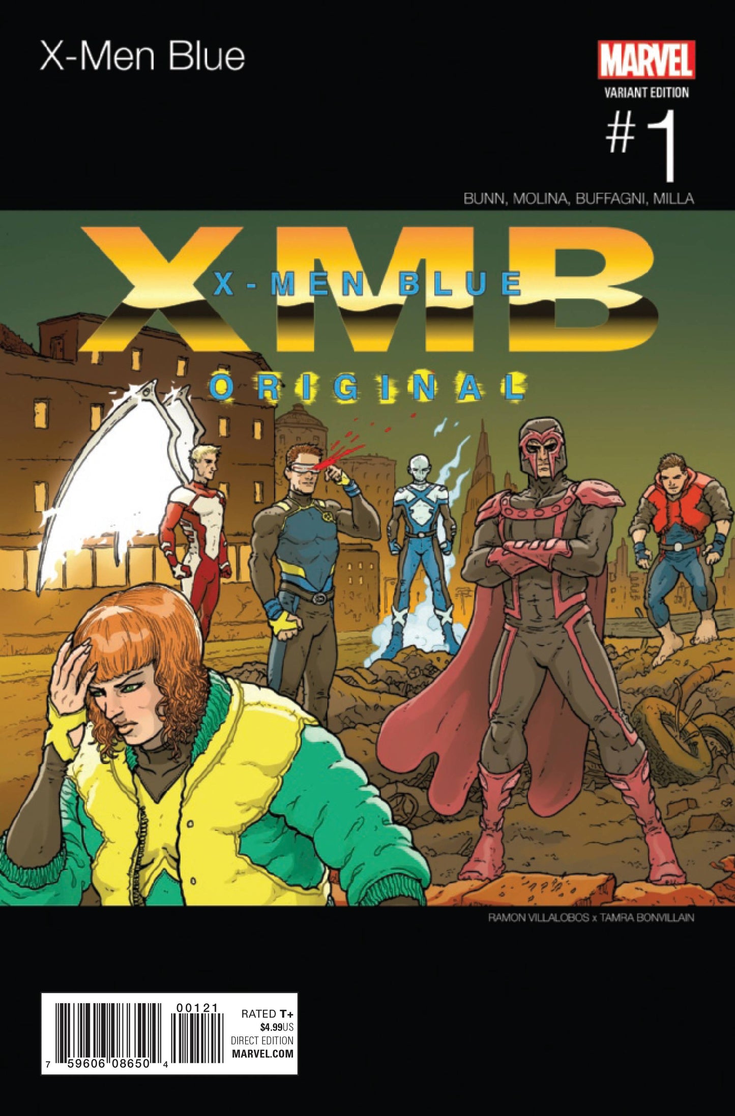 X-MEN BLUE #1 VILLALOBOS HIP HOP VARIANT 2017