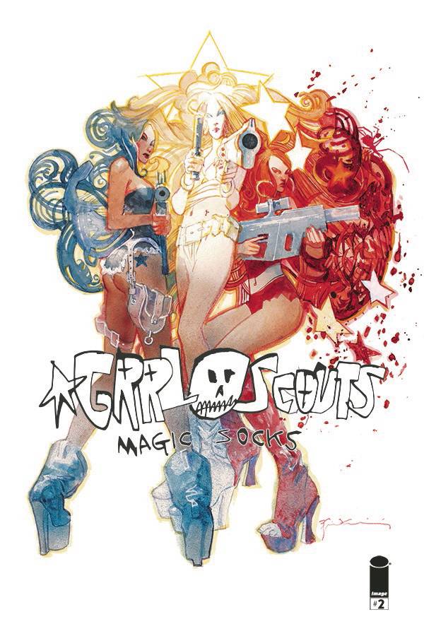 GRRL SCOUTS MAGIC SOCKS #2 (OF 6) CVR B SIENKIEWICZ VARIANT 2017  IMAGE COMICS   