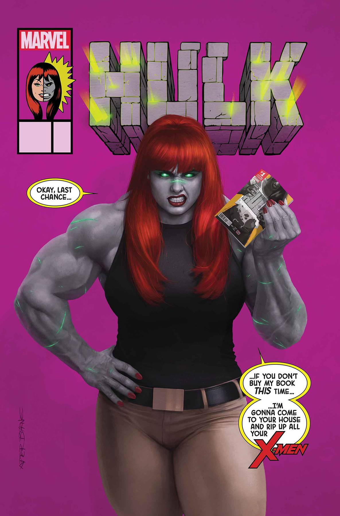 HULK #7 RAHZZAH VARIANT (SHE-HULK) 2017 comic book MARVEL COMICS   