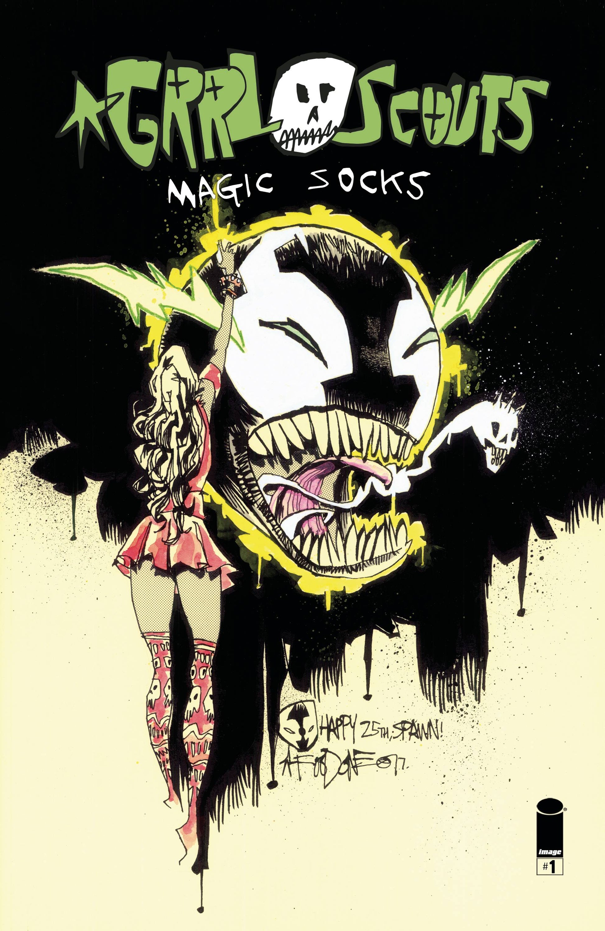 GRRL SCOUTS MAGIC SOCKS #1 (OF 6) CVR C SPAWN MONTH VARIANT 2017  IMAGE COMICS   