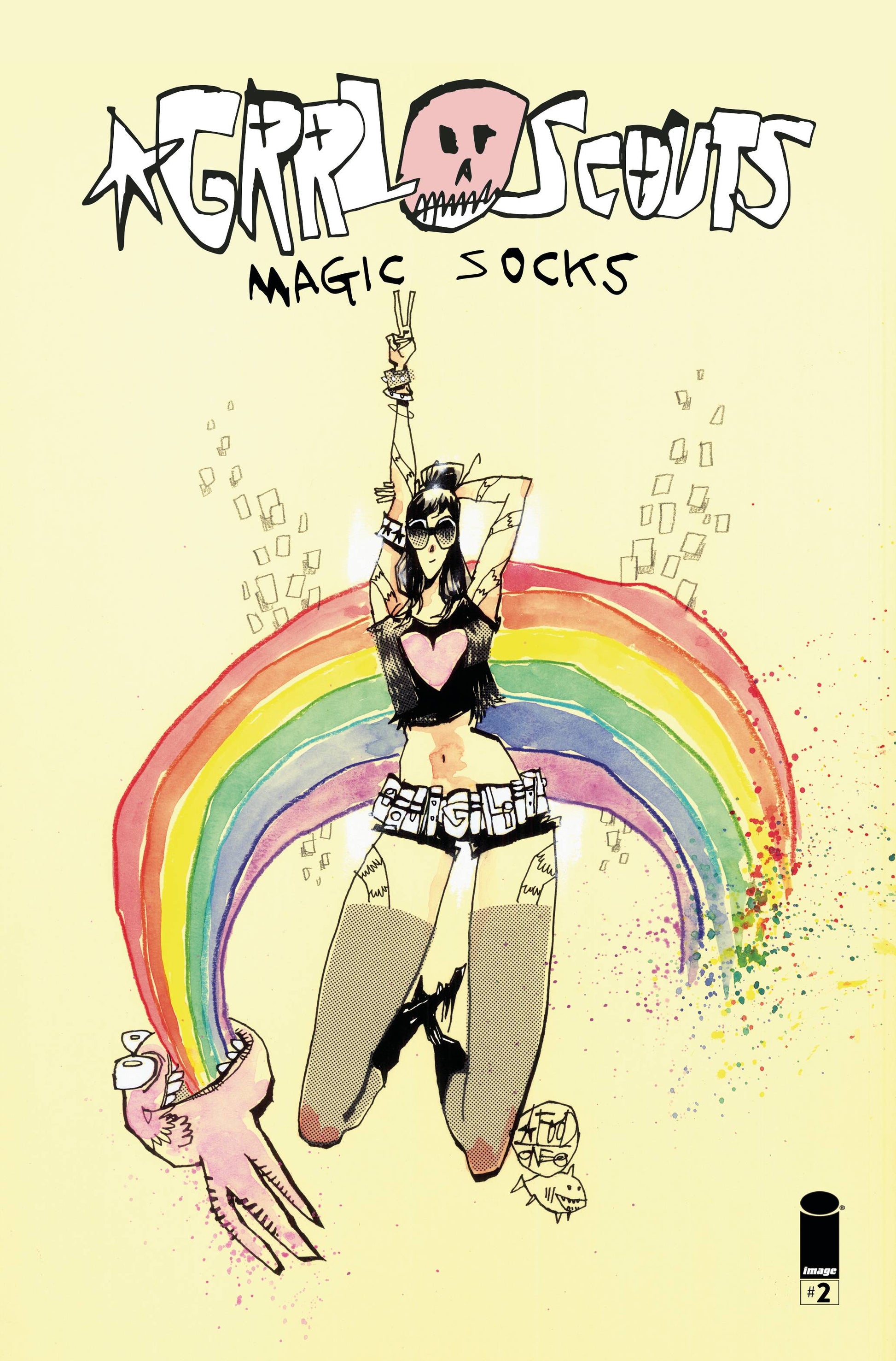 GRRL SCOUTS MAGIC SOCKS #2 (OF 6) CVR C PRIDE MONTH VARIANT 2017  IMAGE COMICS   