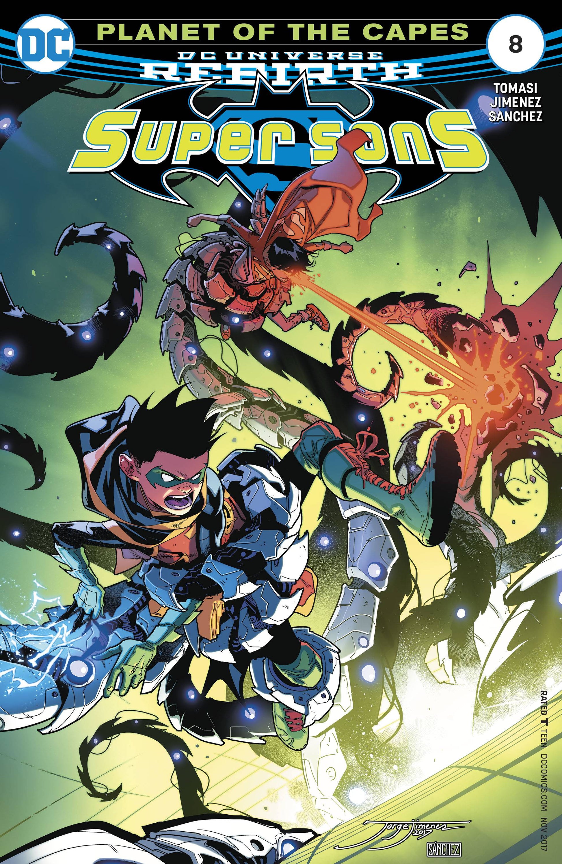 SUPER SONS #8 2017 comic book DC COMICS   