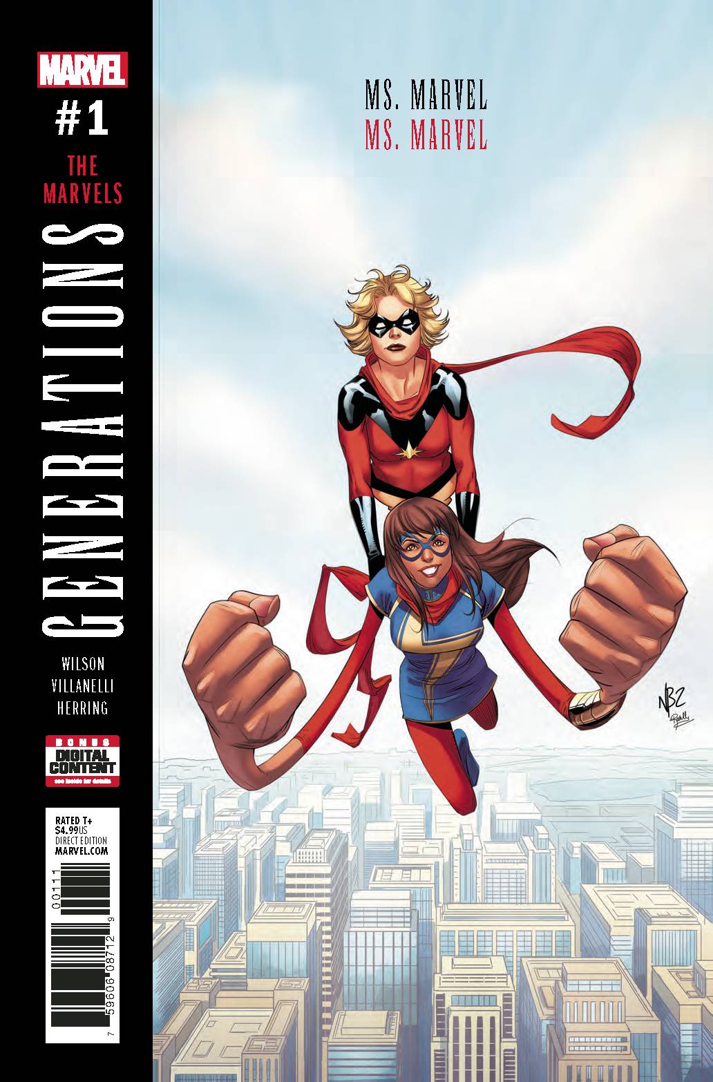 GENERATIONS MS MARVEL & MS MARVEL #1 2017 Wolverine MARVEL COMICS   