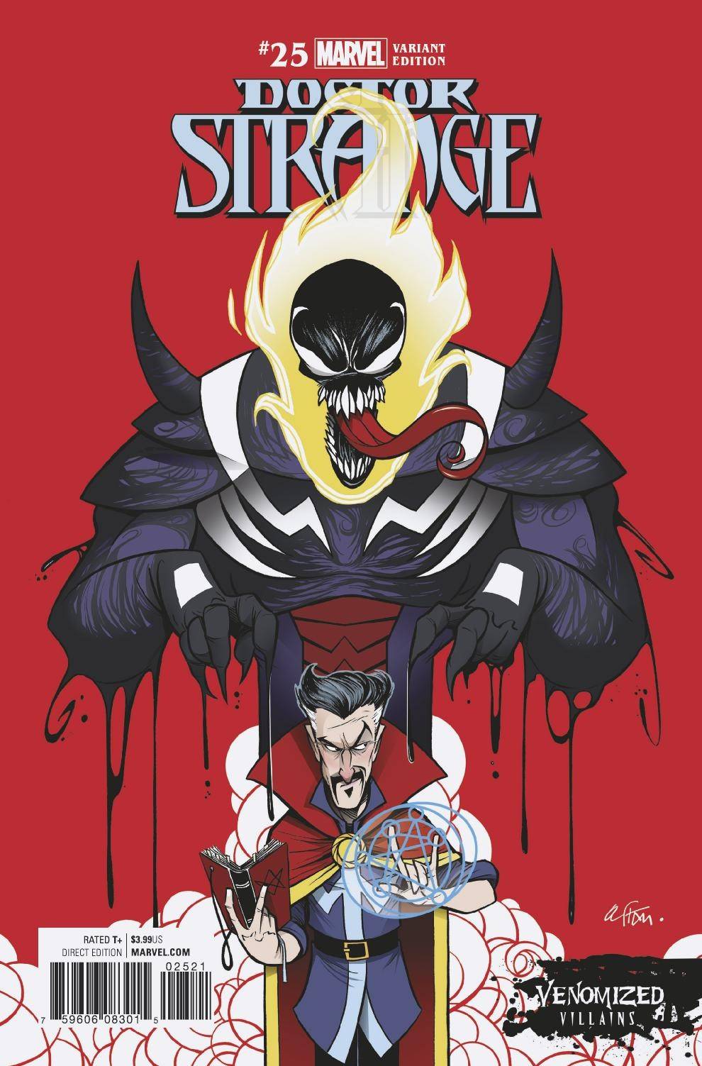 DOCTOR STRANGE #25 VENOMIZED DORMAMMU VARIANT 2017 Doctor Strange MARVEL COMICS   