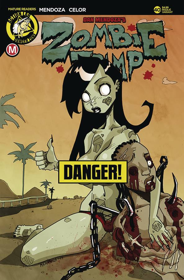 ZOMBIE TRAMP ONGOING #40 MENDOZA RISQUE (MR) 2017 Zombie Tramp ACTION LAB - DANGER ZONE   