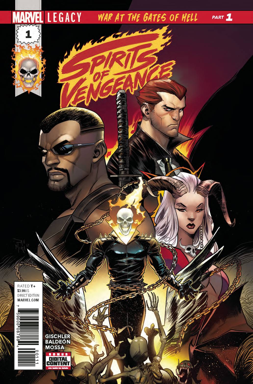 SPIRITS OF VENGEANCE #1 2017 comic book MARVEL COMICS   