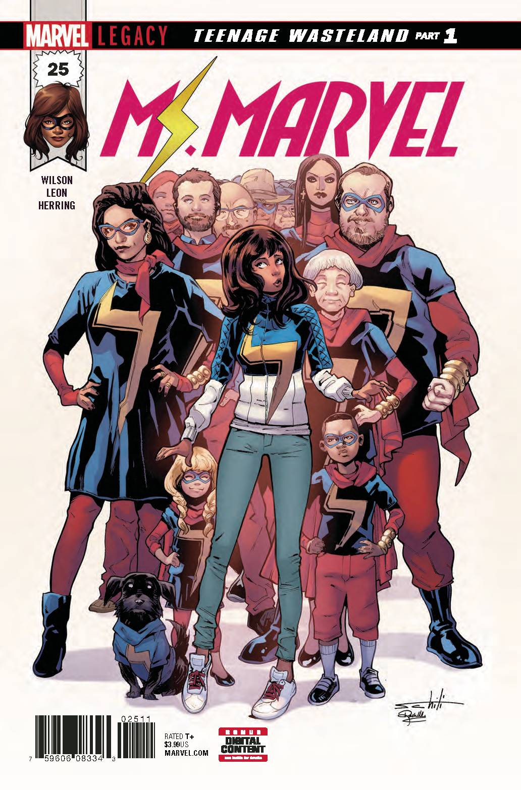 MS MARVEL #25 2017  MARVEL COMICS   