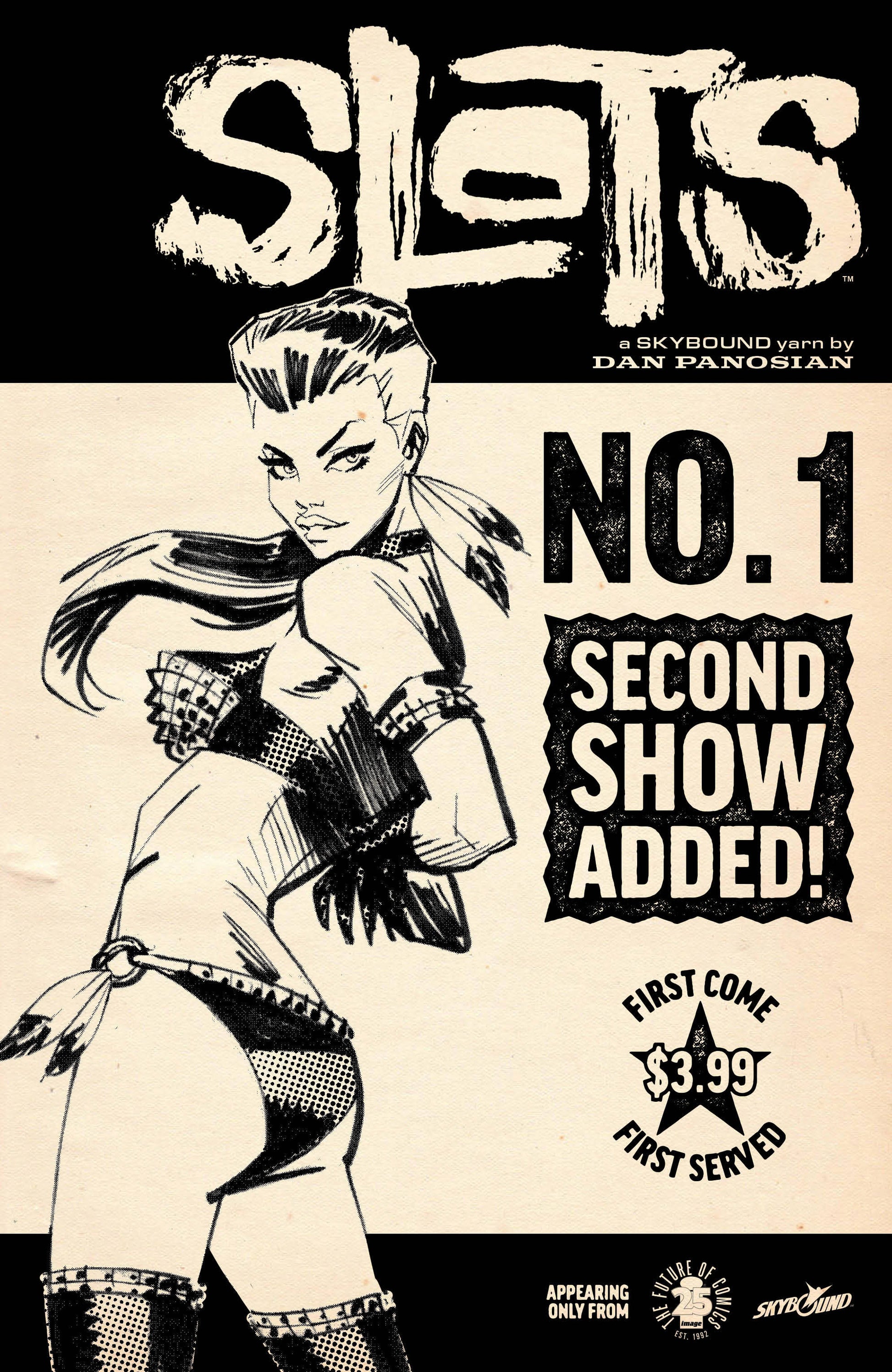 SLOTS #1 2ND PRINT VARIANT (MR) 2017  IMAGE COMICS   