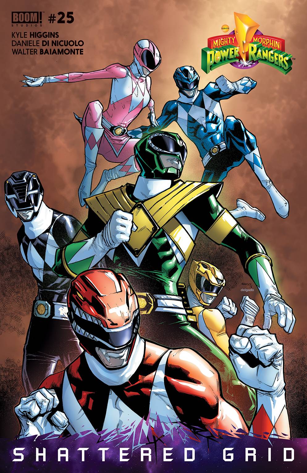 MIGHTY MORPHIN POWER RANGERS #25 UNLOCKABLE MATCH TO VARIANT 2018